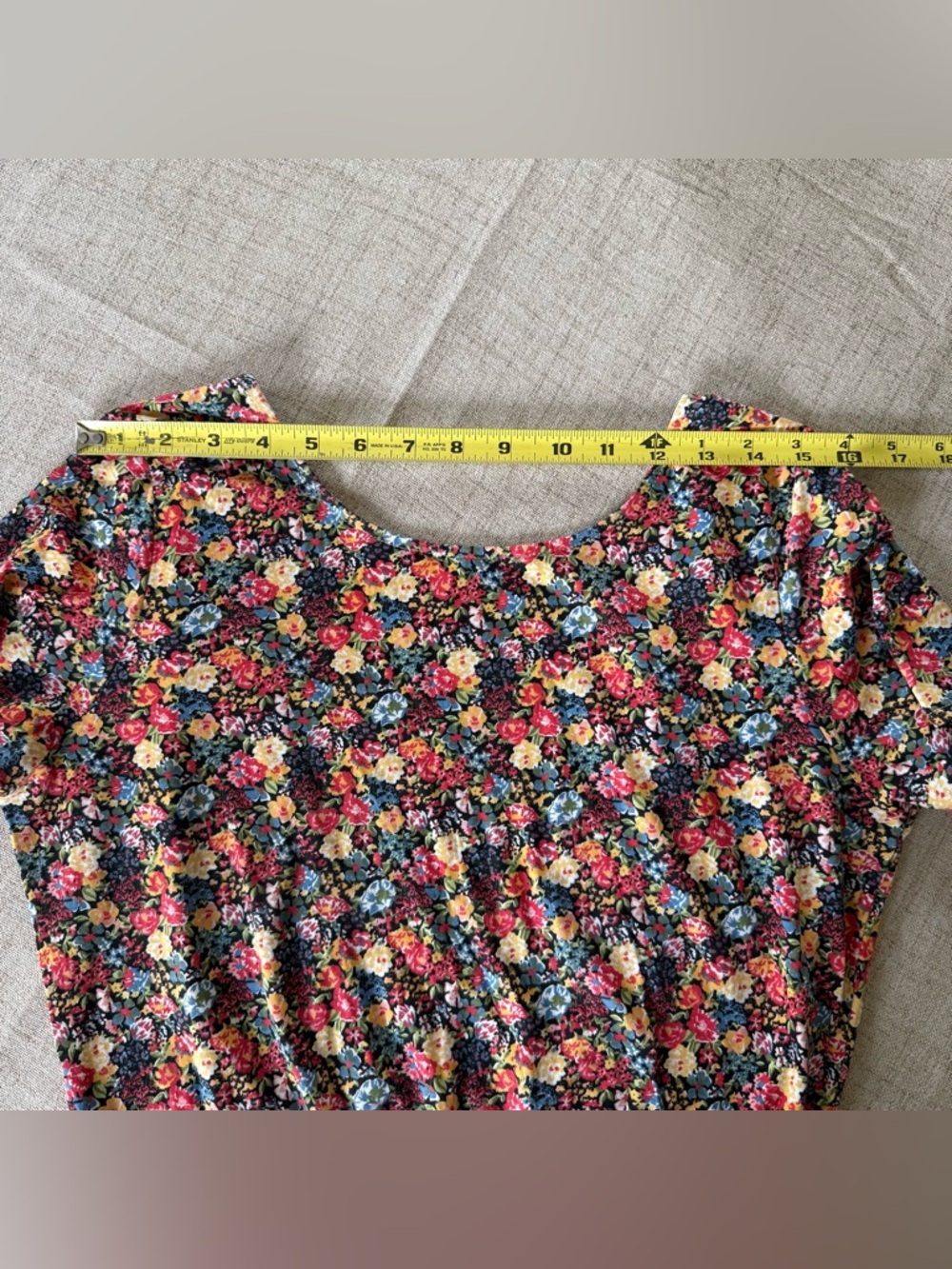 Sezane Luce Short Sleeve Cotton Floral Open Back Midi Dress Size Medium - Picture 6 of 10